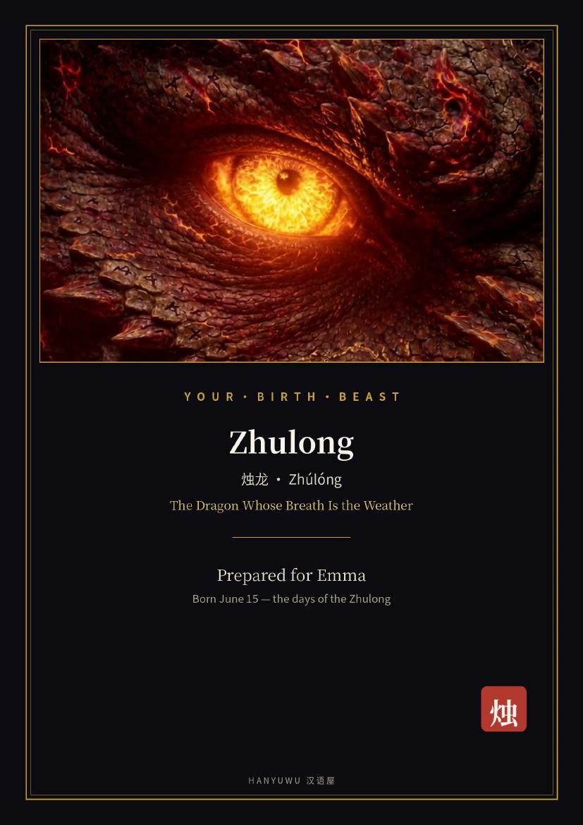 Birth beast report sample — preview