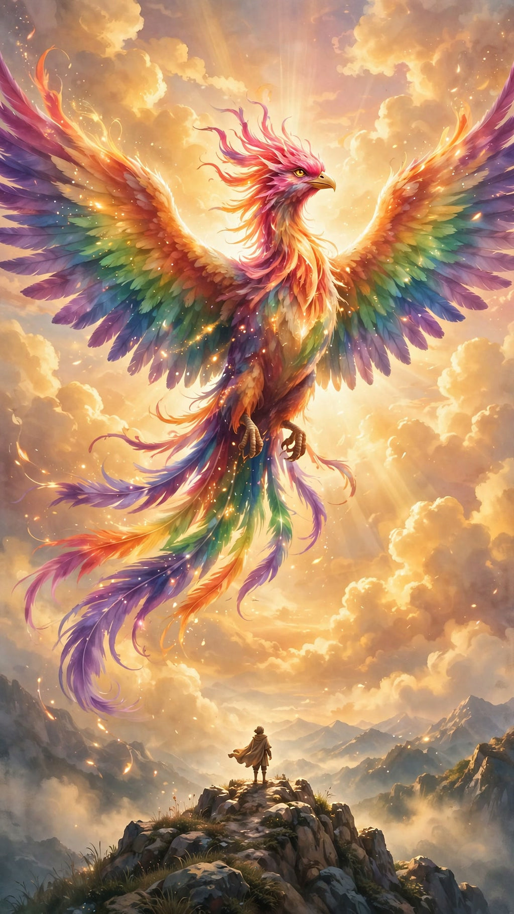 Advent calendar Day 12 artwork — Fenghuang phoenix