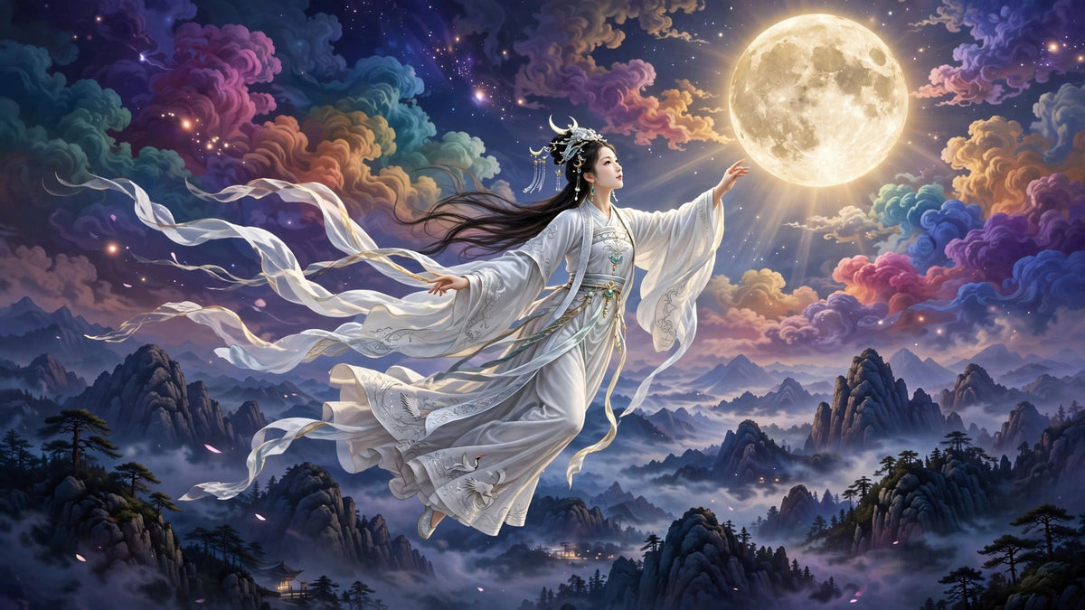 Chang'e, Moon Goddess — Shan Hai Jing desktop wallpaper 1920x1080